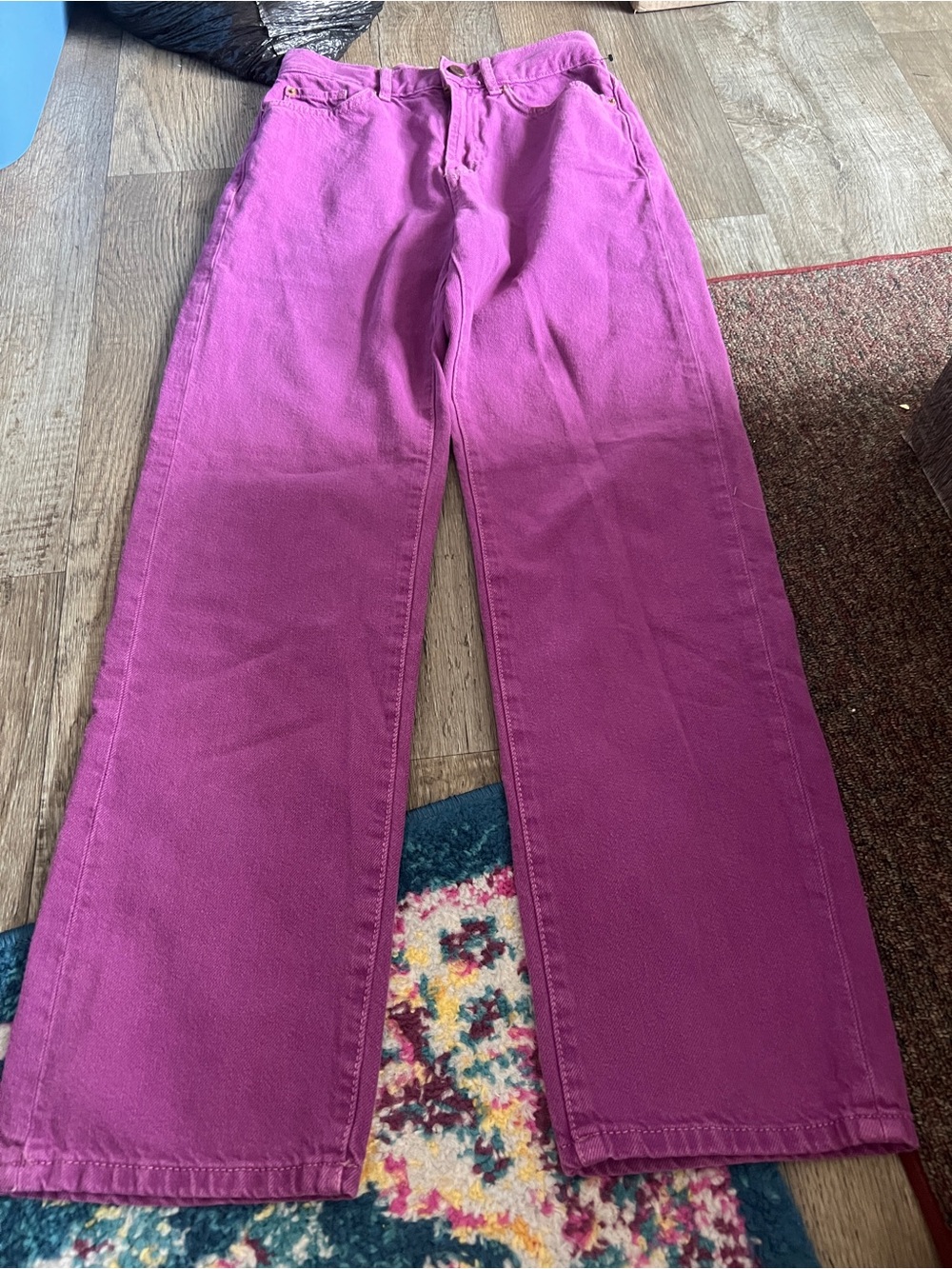 Bdg cowboy jean Women’s High-Rise Straight Leg Jeans — Fuchsia